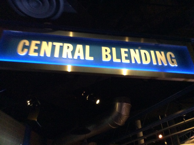 Photo of the central blending section of the ride